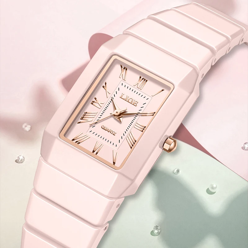 LIGE 2026 TOP Women's Watches Elegant Fashion quartz wristwatch luxury ceramic clock Watch for Women Gift Relogio Feminino+BOX
LIGE 2026 TOP Women's Watches Elegant Fashion quartz wristwatch luxury ceramic clock Watch for Women Gift Relogio Feminino+BOX