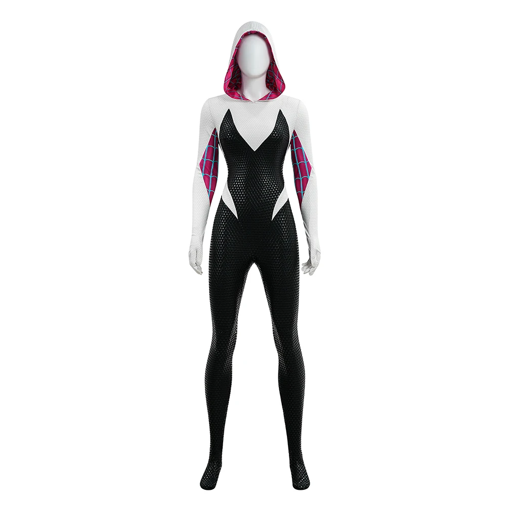 Woman Gwen Stacy Ghost Spider Costume Bodysuit Women Adult Halloween Cosplay Gwen Stacy Costume Fantasy Sexy Dress Mask Outfit
Woman Gwen Stacy Ghost Spider Costume Bodysuit Women Adult Halloween Cosplay Gwen Stacy Costume Fantasy Sexy Dress Mask Outfit