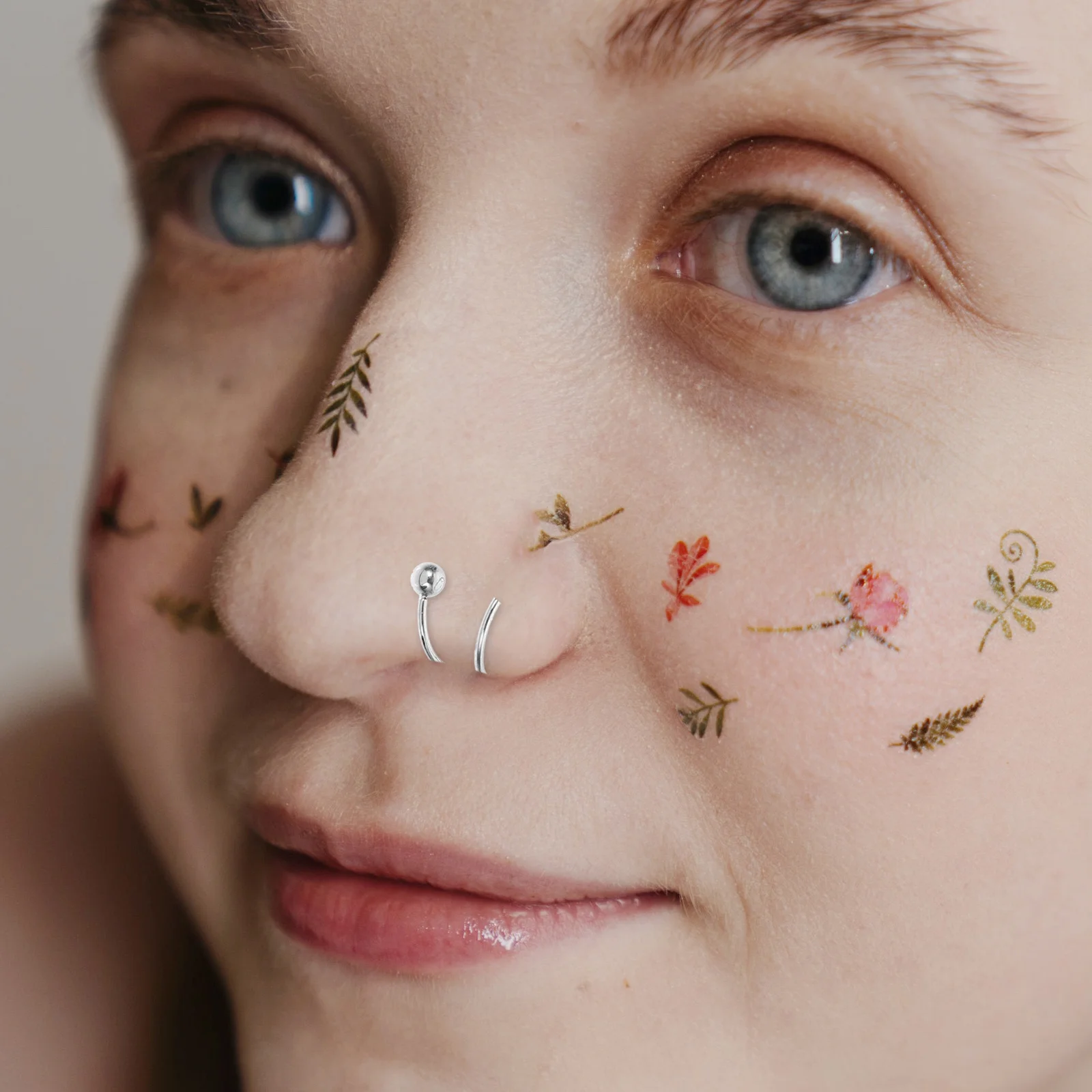 12Pcs Double Nose Rings Hoops Stainless Steel Spiral Design Comfortable All Day Wear Eye Catching Nose Ornaments for Modern
12Pcs Double Nose Rings Hoops Stainless Steel Spiral Design Comfortable All Day Wear Eye Catching Nose Ornaments for Modern