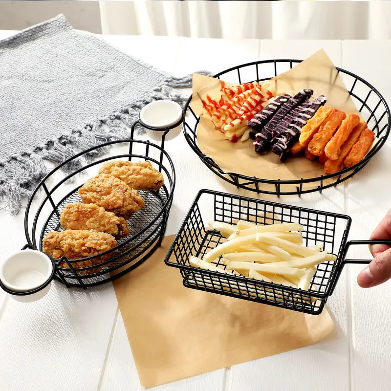 Creative Stainless Steel Fried Food Dish, Fried Chicken Wings Plate, Bar and Restaurant Snack Basket
Creative Stainless Steel Fried Food Dish, Fried Chicken Wings Plate, Bar and Restaurant Snack Basket