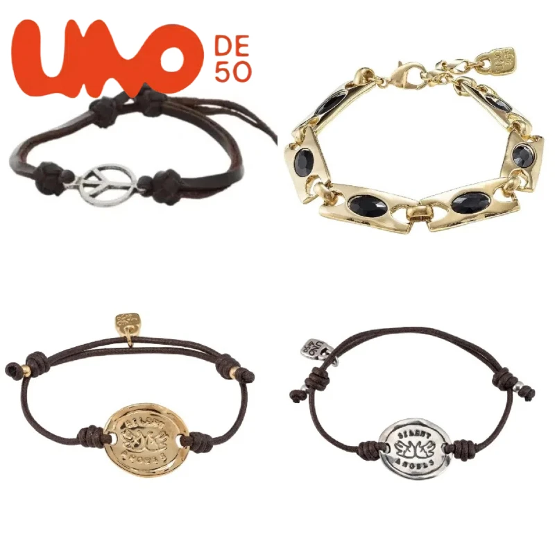 UNOde50 Luxury Silver & 24K Gold-Plated Bracelet – Chic High-End Accessory, Add Sophistication to Your Outfit, Discounted Charm
UNOde50 Luxury Silver & 24K Gold-Plated Bracelet – Chic High-End Accessory, Add Sophistication to Your Outfit, Discounted Charm
