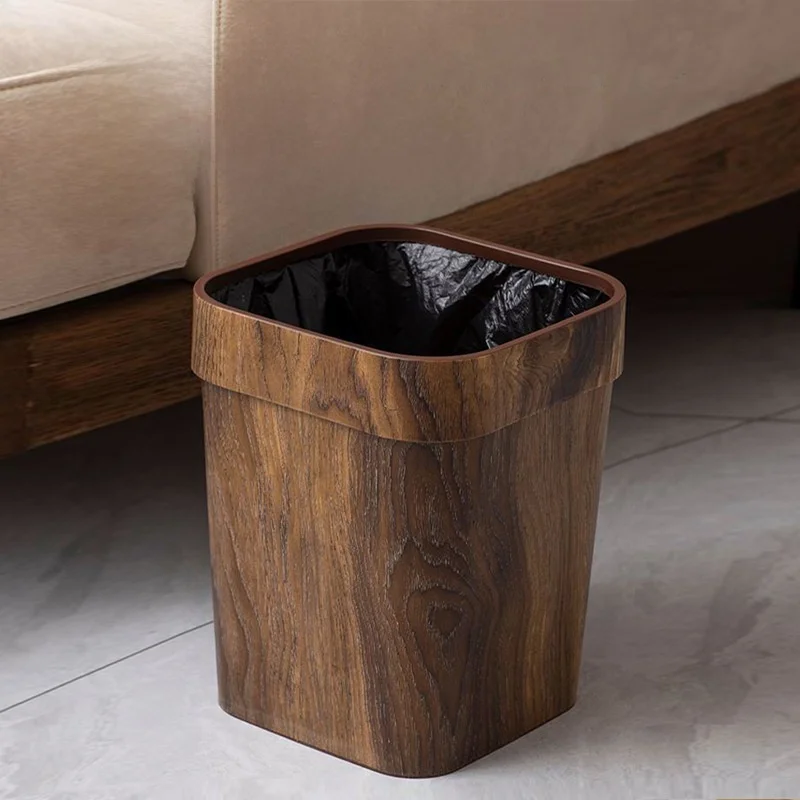Large Size Wooden Texture Trash Can Home Use Luxury Feel Bedroom Kitchen Uncovered Vintage Creative Trash Can Dustproof Cover
Large Size Wooden Texture Trash Can Home Use Luxury Feel Bedroom Kitchen Uncovered Vintage Creative Trash Can Dustproof Cover