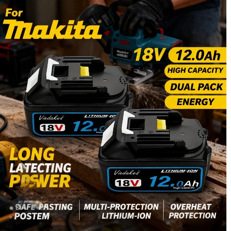 ☍ 100% original 18V 8AH 10AH 12AH Rechargeable power tool Battery ㉿for makita 18V battery drill ddf487 dtw700 dga404 dtd172▩
☍ 100% original 18V 8AH 10AH 12AH Rechargeable power tool Battery ㉿for makita 18V battery drill ddf487 dtw700 dga404 dtd172▩