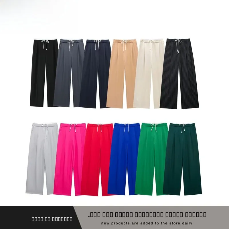 Модные прямые брюки с высокой талией, уличная одежда из полиэфирного волокна, недеформируемая новая осенне-зимняя женская одежда
Модные прямые брюки с высокой талией, уличная одежда из полиэфирного волокна, недеформируемая новая осенне-зимняя женская одежда