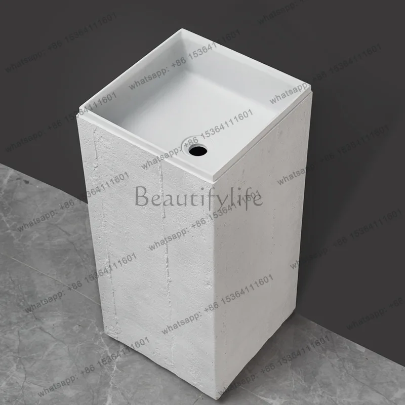 Column type washbasin integrated floor-to-ceiling hotel villa balcony bathroom small apartment washbasin
Column type washbasin integrated floor-to-ceiling hotel villa balcony bathroom small apartment washbasin