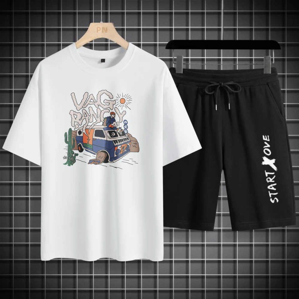 1pcs Men's t-shirt Sets 2026 Spring/Summer men's chandals Graphic Tracksuit men men's sports suit 3D Printed two-piece set
1pcs Men's t-shirt Sets 2026 Spring/Summer men's chandals Graphic Tracksuit men men's sports suit 3D Printed two-piece set