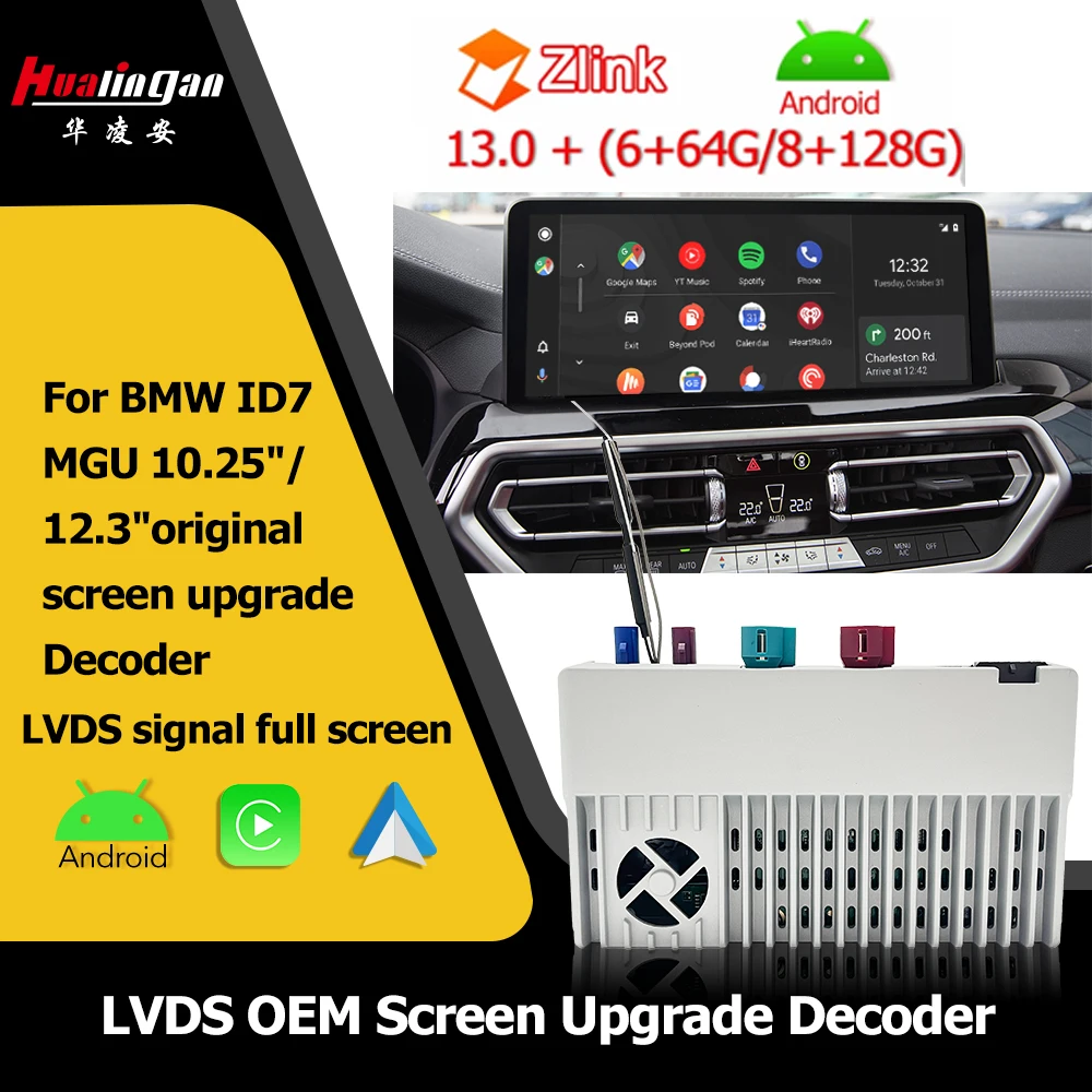 Wireless Android Auto adapter Apple CarPlay for BMW X3 G01 3 in 1 wired or wireless CarPlay Android 13Google Maps Spotify games
Wireless Android Auto adapter Apple CarPlay for BMW X3 G01 3 in 1 wired or wireless CarPlay Android 13Google Maps Spotify games