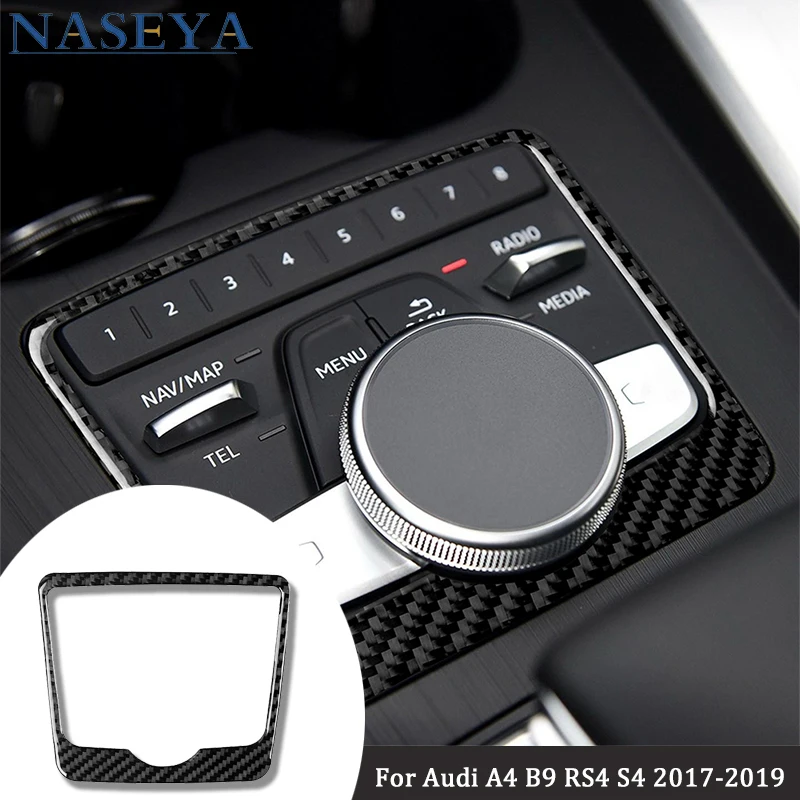 Carbon Fiber Mini Display Stickers Frame Trim For Audi A4 B9 RS4 S4 2017 2018 2019 Car Interior Decorative Accessories
Carbon Fiber Mini Display Stickers Frame Trim For Audi A4 B9 RS4 S4 2017 2018 2019 Car Interior Decorative Accessories