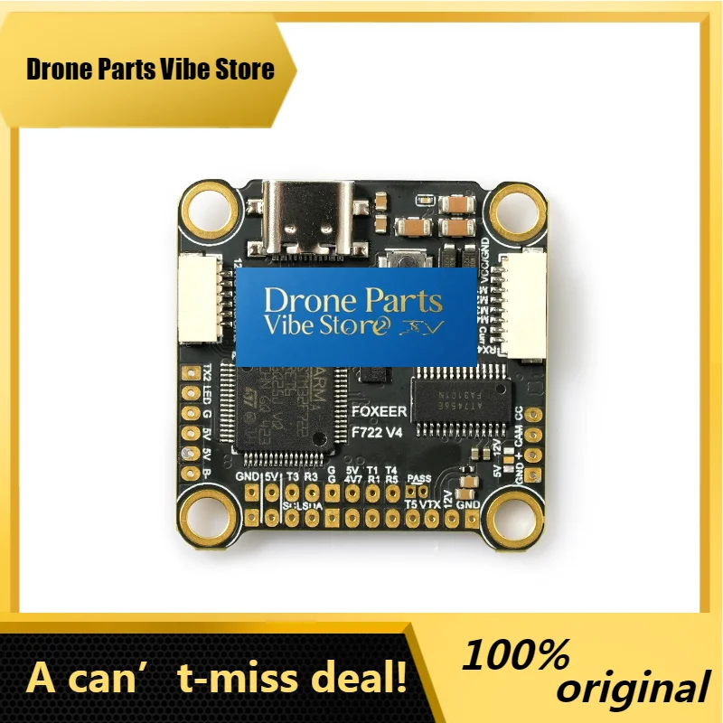 Drone PartsFoxeer F722 V4 ICM42688 DPS310 FC 4-6S X8 Flight Controller FPV Freestyle Racing Drone Accessories
Drone PartsFoxeer F722 V4 ICM42688 DPS310 FC 4-6S X8 Flight Controller FPV Freestyle Racing Drone Accessories