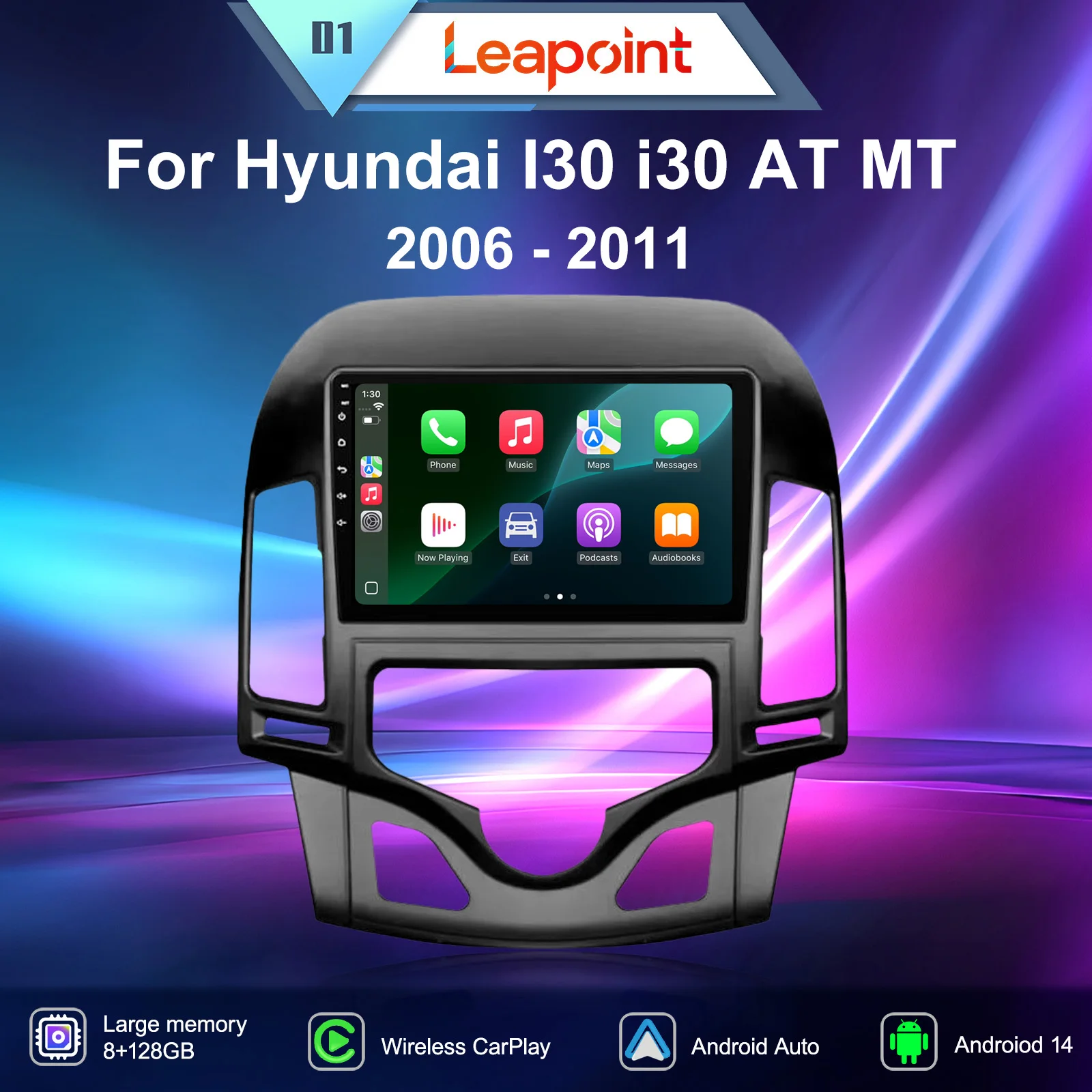 Leapoint Wireless Carplay Multimedia Player For Hyundai I30 AT MT 2006 - 2011 Android Car Radio GPS Navigation 4G WIFI DVD
Leapoint Wireless Carplay Multimedia Player For Hyundai I30 AT MT 2006 - 2011 Android Car Radio GPS Navigation 4G WIFI DVD
