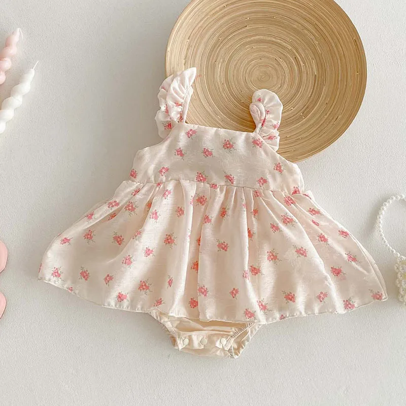 2025 New Summer Infant Baby Girls Bodysuits Sleeveless Cotton Print Splicing Toddler Baby Girls Jumpsuit 0-24M Baby Clothing
2025 New Summer Infant Baby Girls Bodysuits Sleeveless Cotton Print Splicing Toddler Baby Girls Jumpsuit 0-24M Baby Clothing