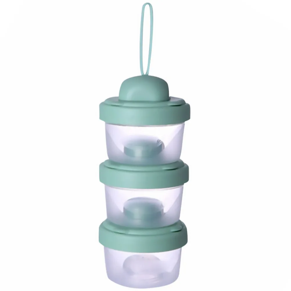 3 Layers Stackable Milk Powder Box Baby Formula Dispenser Green Snack Storage Case Separate Compartments Air Tight Lid PP TPE
3 Layers Stackable Milk Powder Box Baby Formula Dispenser Green Snack Storage Case Separate Compartments Air Tight Lid PP TPE