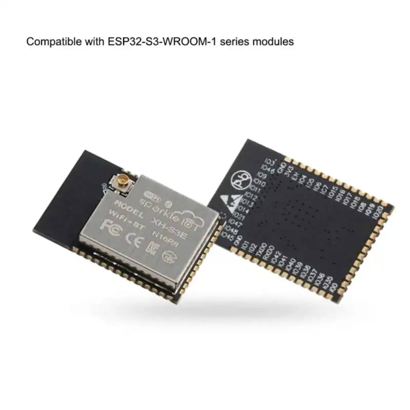 Модуль DIYmall ESP32-S3-WROOM-1 XH-S3E N16R8 Встроенный Wi-Fi + двухъядерный микроконтроллер Blue-tooth 5.0
Модуль DIYmall ESP32-S3-WROOM-1 XH-S3E N16R8 Встроенный Wi-Fi + двухъядерный микроконтроллер Blue-tooth 5.0