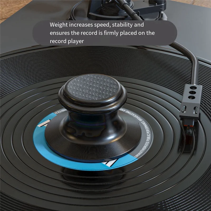 For 7/10/12-Inch LP Vinyl Records, Record Turntable Weight Stabilizer, Turntable Gramophone Player Parts Accessories Black
For 7/10/12-Inch LP Vinyl Records, Record Turntable Weight Stabilizer, Turntable Gramophone Player Parts Accessories Black