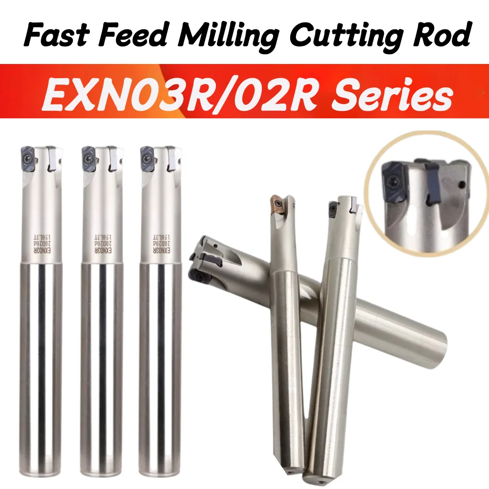 EXN03R CNC Milling Cutter Holder, Large Cutting Depth Fast Feed High Efficiency Tool, for LNMU0303 Milling Inserts
EXN03R CNC Milling Cutter Holder, Large Cutting Depth Fast Feed High Efficiency Tool, for LNMU0303 Milling Inserts