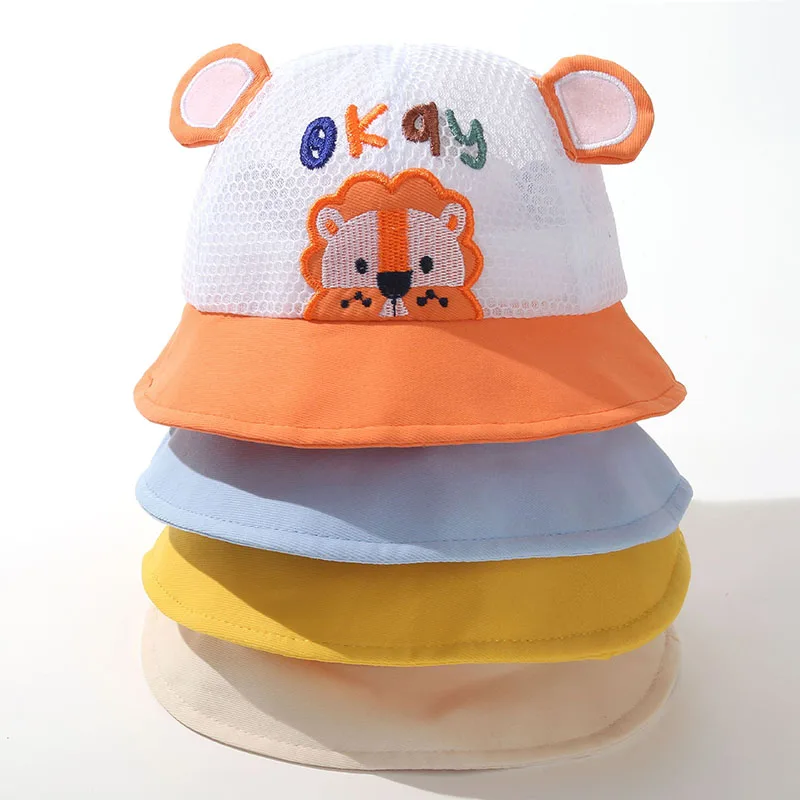 Baby Summer Sun Hat Cool Breathable Kids Mesh Basin Cap 0-5Year Boy Girl Outdoor Sunshade Visor Cute Children Bear Fisherman Hat
Baby Summer Sun Hat Cool Breathable Kids Mesh Basin Cap 0-5Year Boy Girl Outdoor Sunshade Visor Cute Children Bear Fisherman Hat