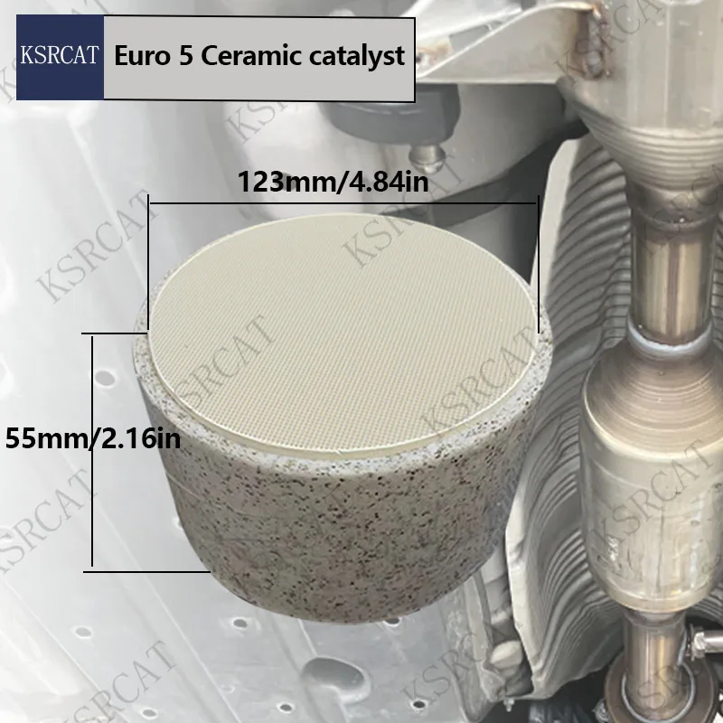 Universal Catalytic Converters Euro 5 600cpsi 123x55mm Ceramic Automobile Exhaust Gas Filtration Suitable for Cars
Universal Catalytic Converters Euro 5 600cpsi 123x55mm Ceramic Automobile Exhaust Gas Filtration Suitable for Cars