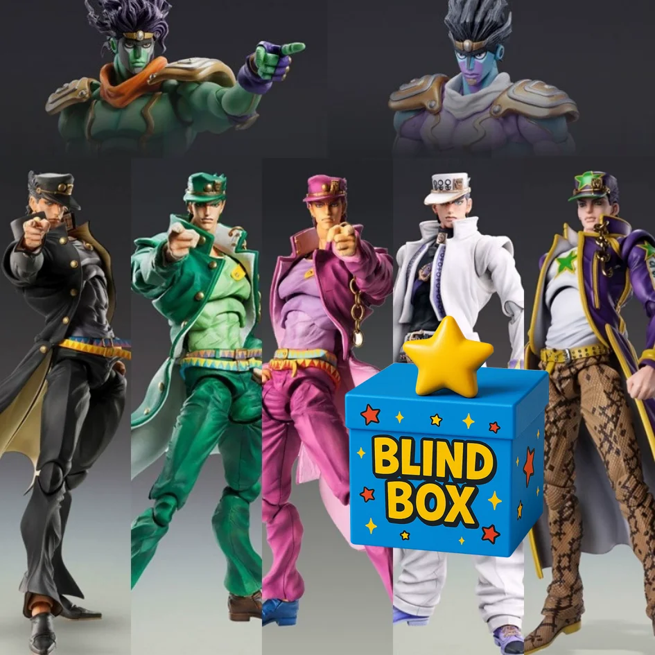 JoJo Anime Blind Box Mini Figures Random Stand Character PVC Model Desk Decoration Toy Gift
JoJo Anime Blind Box Mini Figures Random Stand Character PVC Model Desk Decoration Toy Gift