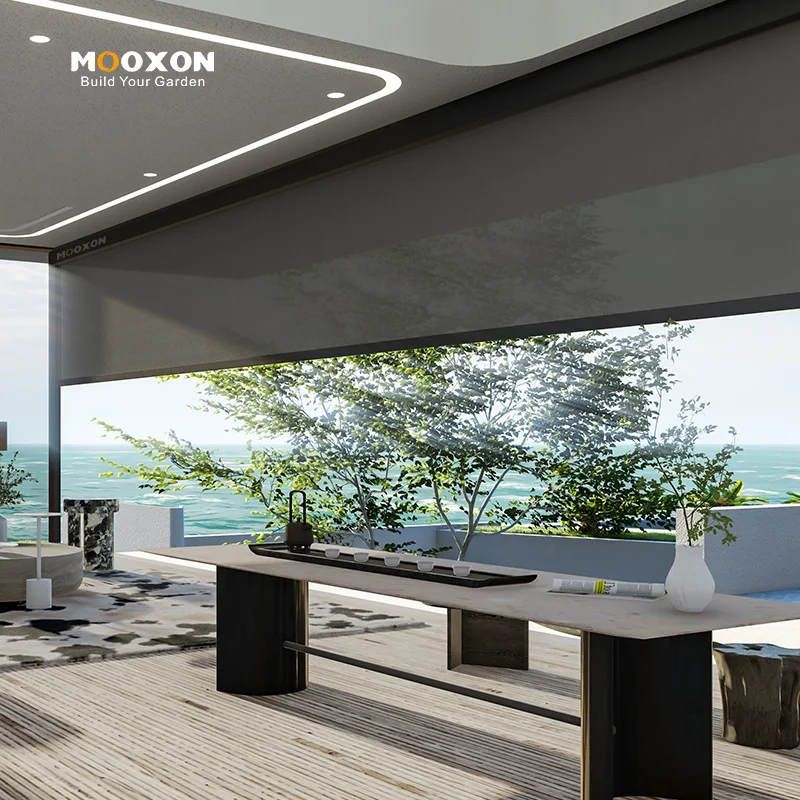 Customized Large Size Outdoor Motorized Blinds Waterproof Windproof Rainproof UV Protection for Pergola Deck
Customized Large Size Outdoor Motorized Blinds Waterproof Windproof Rainproof UV Protection for Pergola Deck