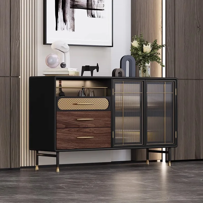 H1 light luxury dining side cabinet modern simple restaurant high-end glass wine cabinet shelf medieval storage decorative
H1 light luxury dining side cabinet modern simple restaurant high-end glass wine cabinet shelf medieval storage decorative