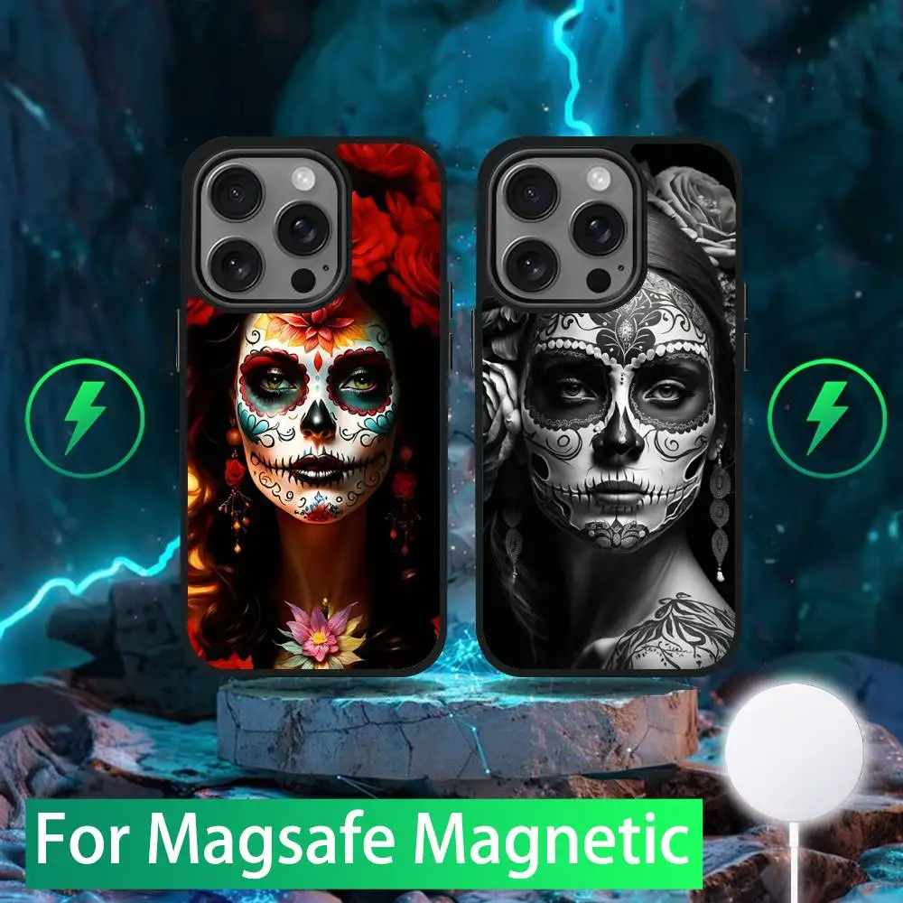 Halloween Skull Girl Phone Case For iPhone 16,15,14,13,12,11,Pro,Max,Plus,Mini,SE New Magsafe Magnetic Wireless Charging
Halloween Skull Girl Phone Case For iPhone 16,15,14,13,12,11,Pro,Max,Plus,Mini,SE New Magsafe Magnetic Wireless Charging