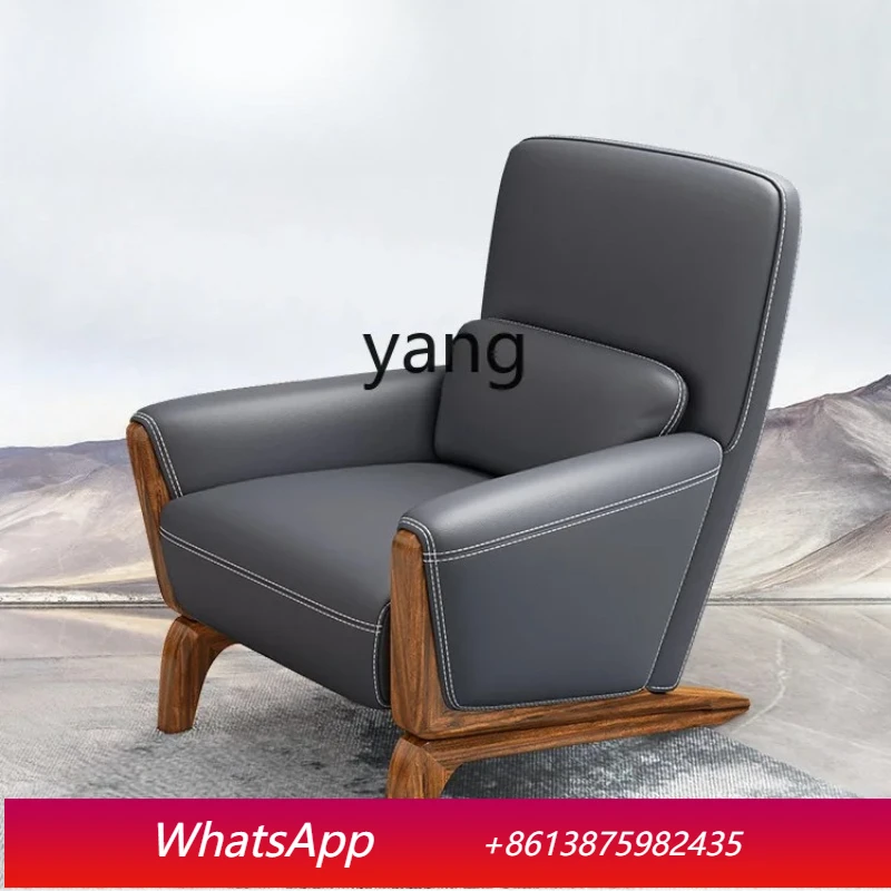 LTT New Chinese Style Ugyen Wood Lounge Chair Solid Wood Leather Armchair Simple
LTT New Chinese Style Ugyen Wood Lounge Chair Solid Wood Leather Armchair Simple