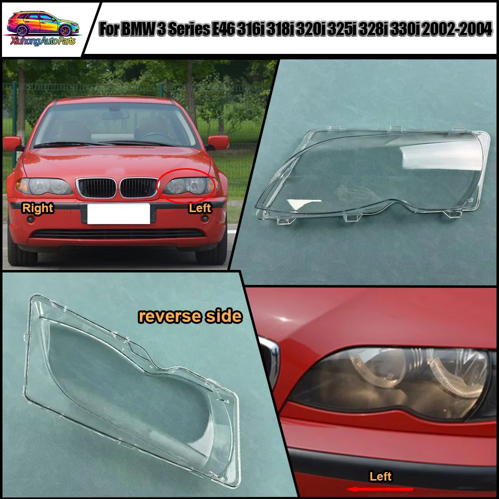 Front Headlight Cover Headlamps Transparent Shell Lens Case 2002 2003-2004 For BMW 3 Series E46 316i 318i 320i 325i 328i 330i
Front Headlight Cover Headlamps Transparent Shell Lens Case 2002 2003-2004 For BMW 3 Series E46 316i 318i 320i 325i 328i 330i