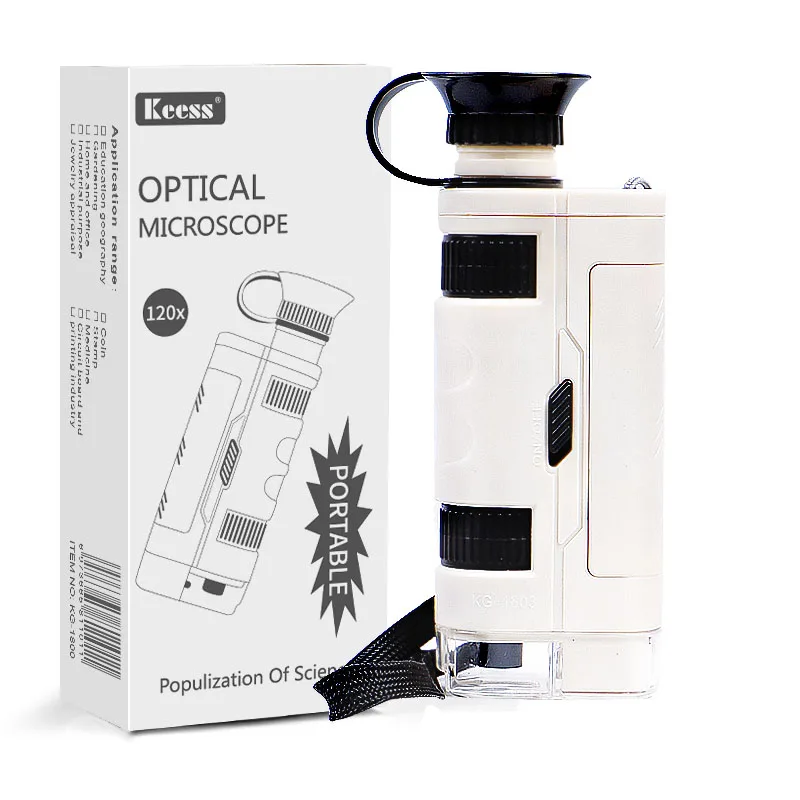 Children's Hand-held Portable Microscope 1200 Times Biological Optics Home Primary School Science Experiment Equipment
Children's Hand-held Portable Microscope 1200 Times Biological Optics Home Primary School Science Experiment Equipment