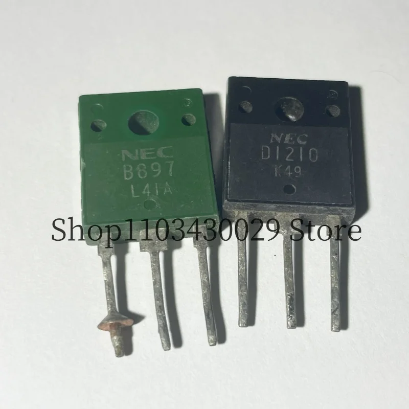 5 пар (10 шт.), демонтированный оригинальный 2SB897 B897 + 2SD1210 D1210 TO-3PF 10A 100V PNP + NPN транзистор
5 пар (10 шт.), демонтированный оригинальный 2SB897 B897 + 2SD1210 D1210 TO-3PF 10A 100V PNP + NPN транзистор