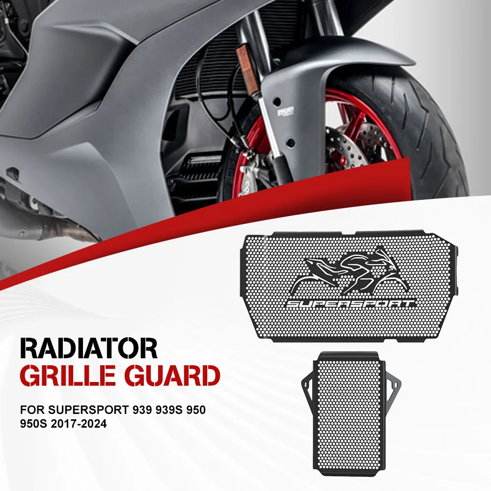 FOR Ducati Supersport 939 939S 950 950S 2017 2018 2019 2020 2021 2022 2023 2024 Radiator Protector Guard Oil Cooler Grill Cover
FOR Ducati Supersport 939 939S 950 950S 2017 2018 2019 2020 2021 2022 2023 2024 Radiator Protector Guard Oil Cooler Grill Cover