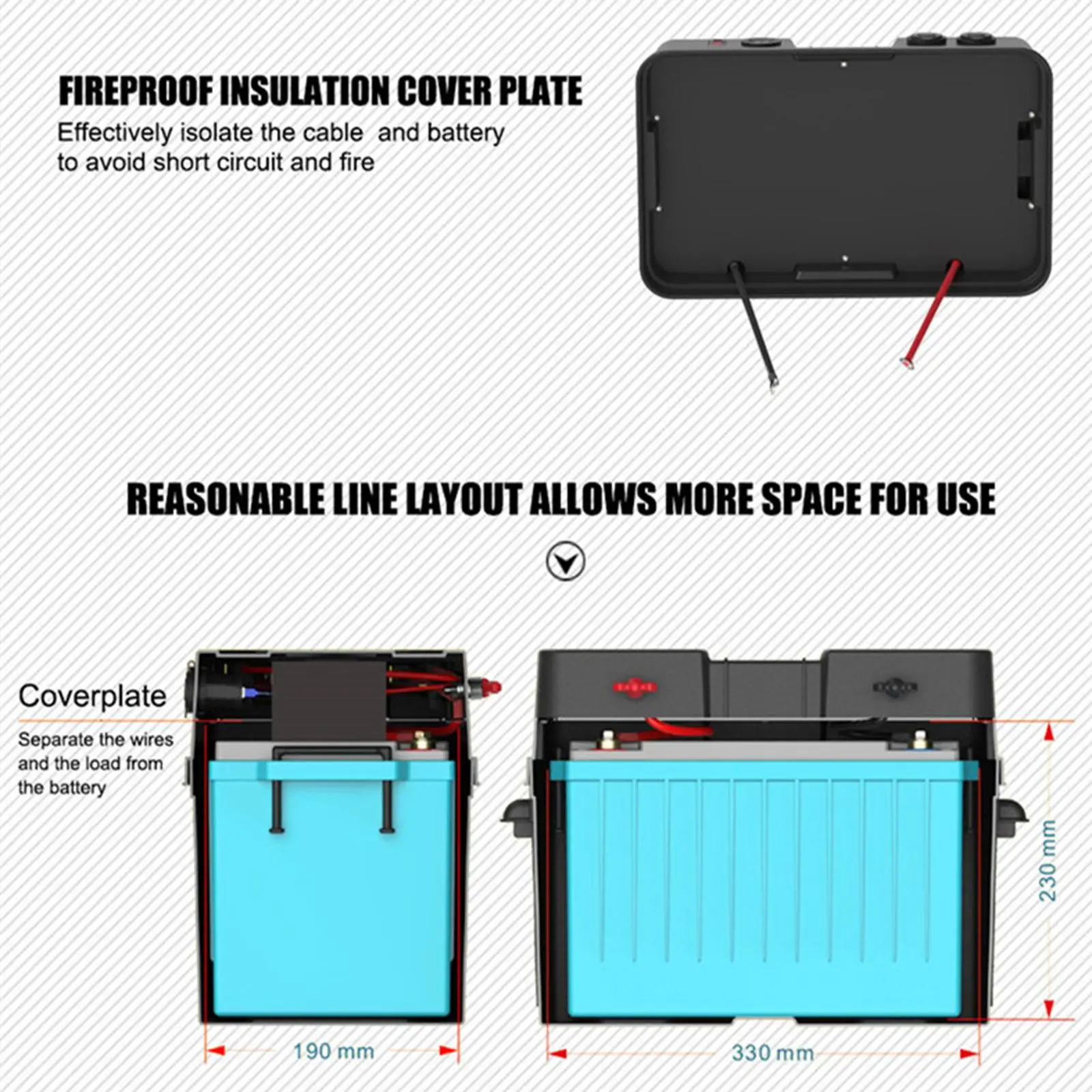 Trolling Motor Battery Box Portable Battery Box for Camping SUV Outdoor
Trolling Motor Battery Box Portable Battery Box for Camping SUV Outdoor