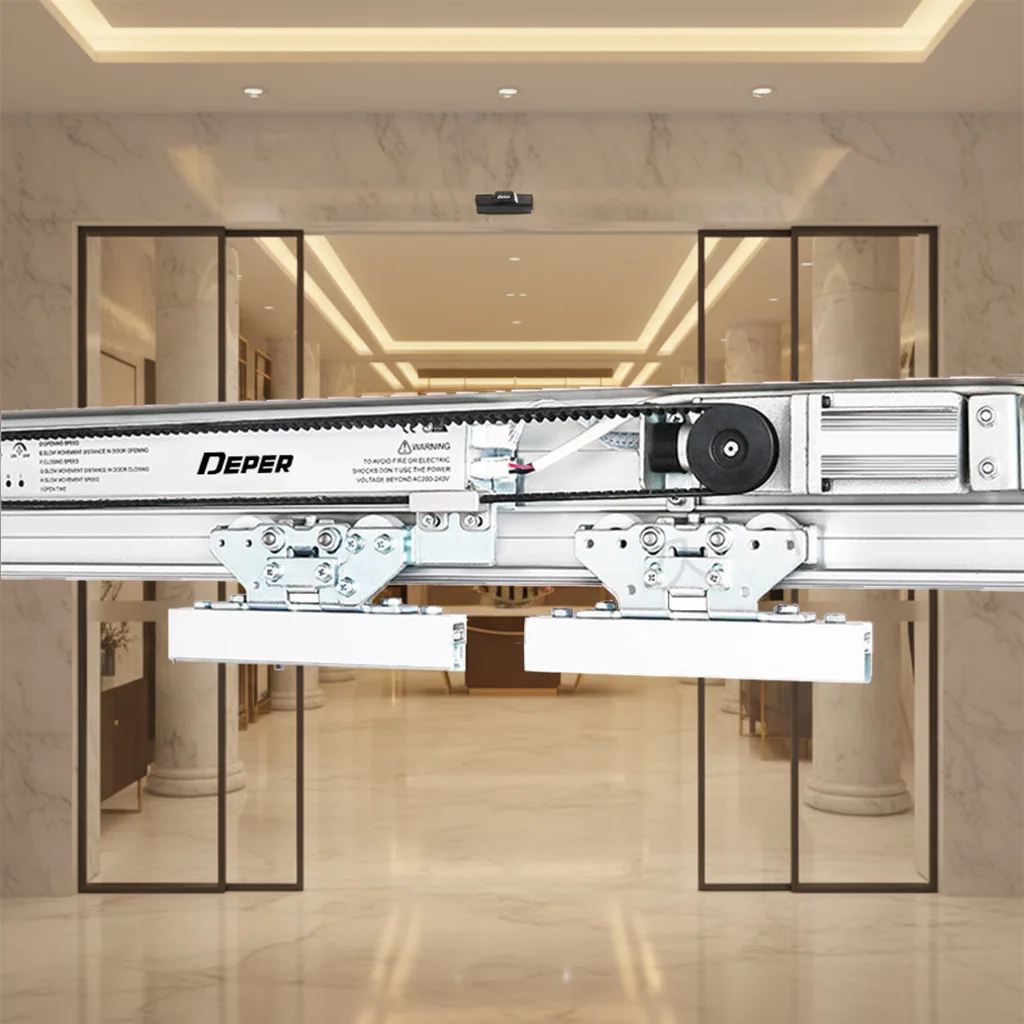 DEPER 125B 150kg Aluminium Commercial Glass Sliding Door Automatic Door Sensor Modules Dc Brushless Motor
DEPER 125B 150kg Aluminium Commercial Glass Sliding Door Automatic Door Sensor Modules Dc Brushless Motor