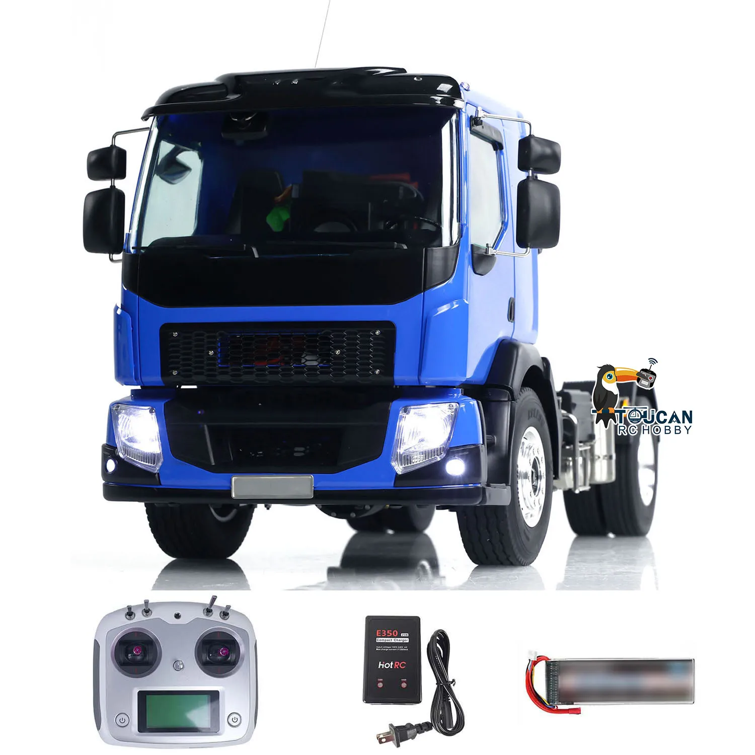 LESU RC Tractor Truck 4x4 Metal Chassis Radio Control Car 1/14 RTR Model Toy Lights Sounds ESC Battery TOUCAN HOBBY
LESU RC Tractor Truck 4x4 Metal Chassis Radio Control Car 1/14 RTR Model Toy Lights Sounds ESC Battery TOUCAN HOBBY