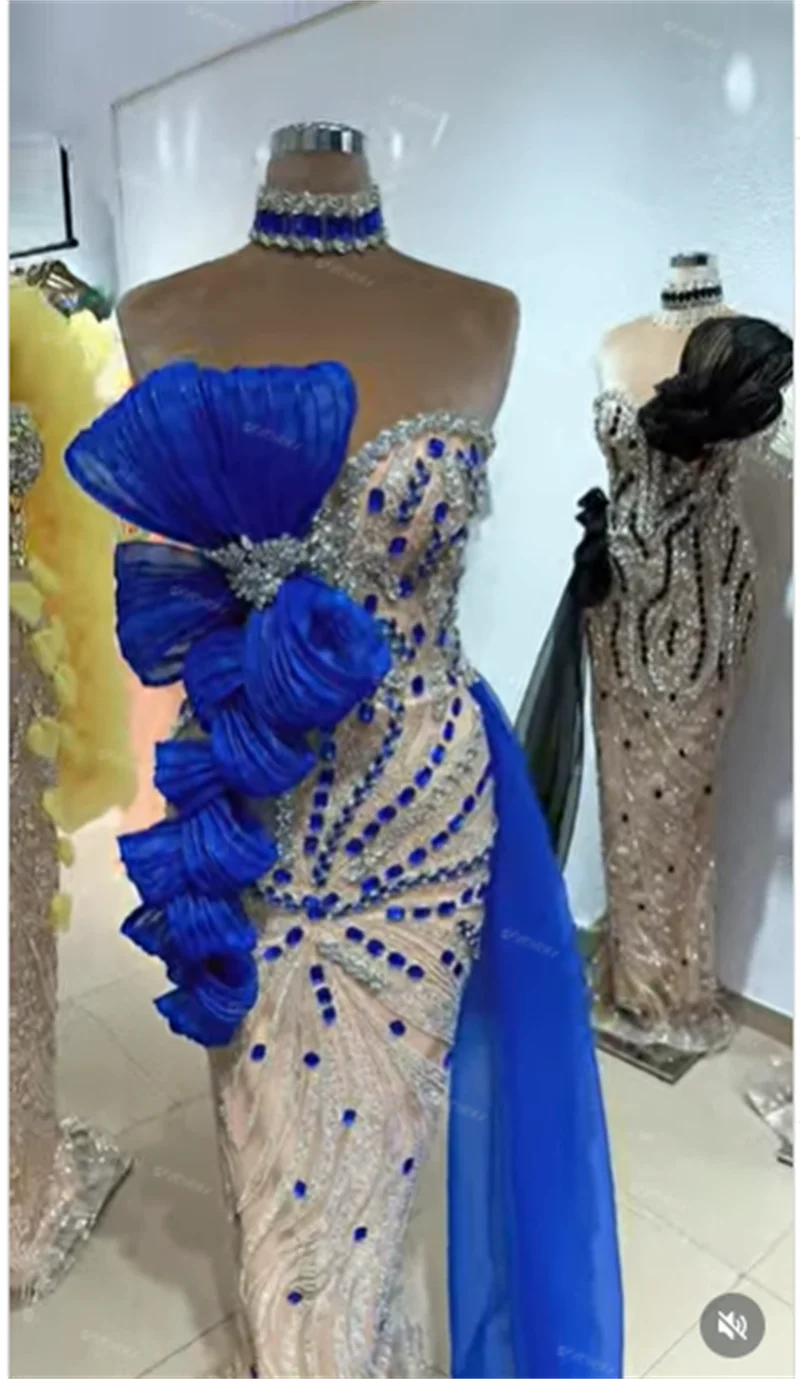New Elegant Major Crystal Beaded Celebrity Dress Luxo 4D Tulle Flowers Floor Length Evening Party Gown Robe de soiree Customized
New Elegant Major Crystal Beaded Celebrity Dress Luxo 4D Tulle Flowers Floor Length Evening Party Gown Robe de soiree Customized