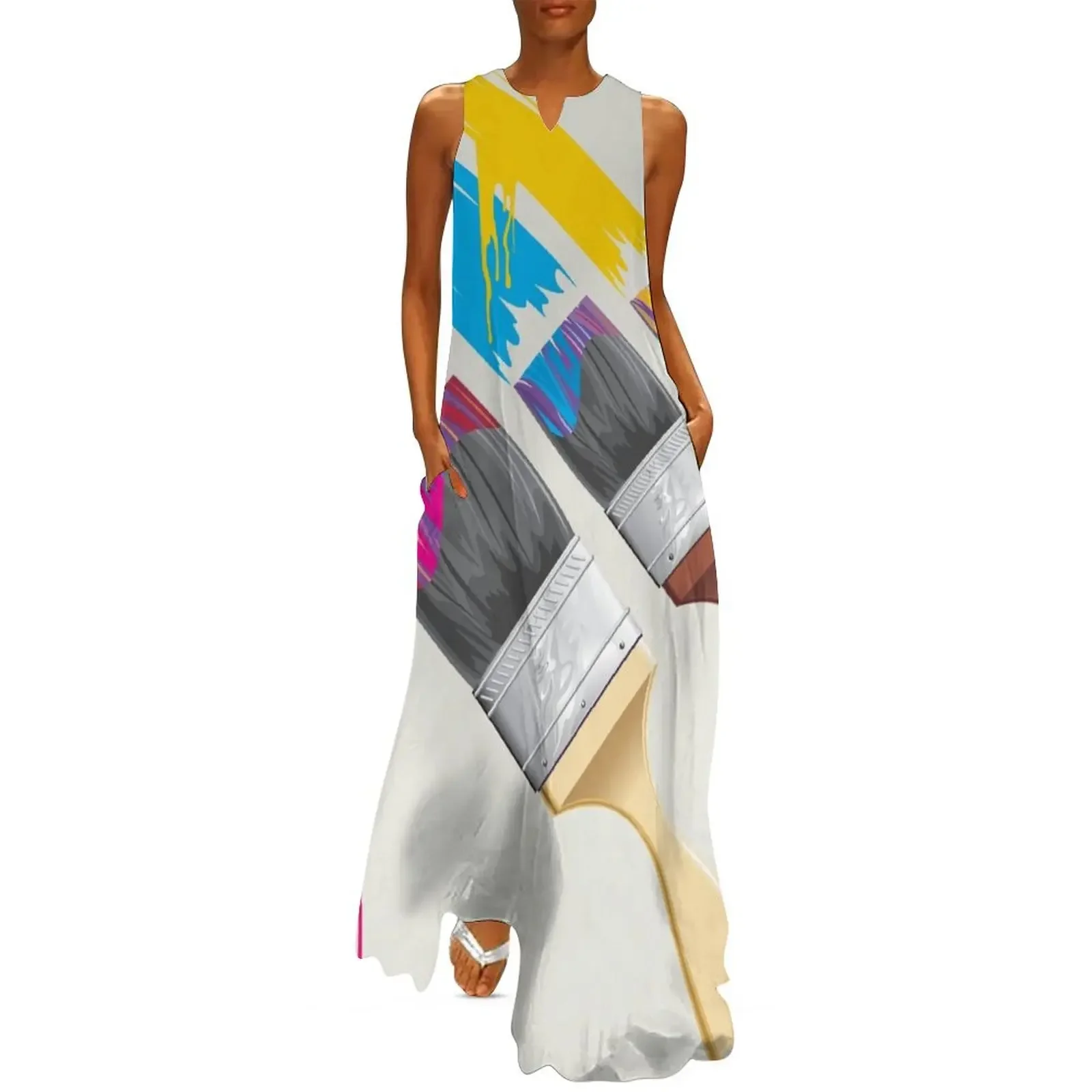 Paint Brush Long Dress african dresses for woman clothes for women luxury woman party dress Dress
Paint Brush Long Dress african dresses for woman clothes for women luxury woman party dress Dress