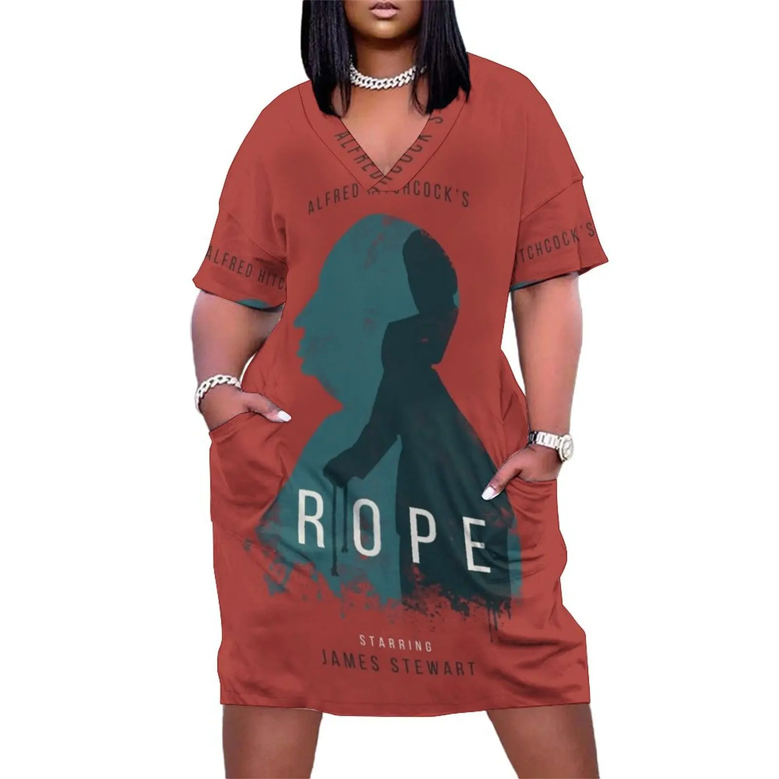 Alfred Hitchcock Rope Loose Pocket Dress women's summer dress 2025 sexy short dresses daring luxury woman evening dress
Alfred Hitchcock Rope Loose Pocket Dress women's summer dress 2025 sexy short dresses daring luxury woman evening dress