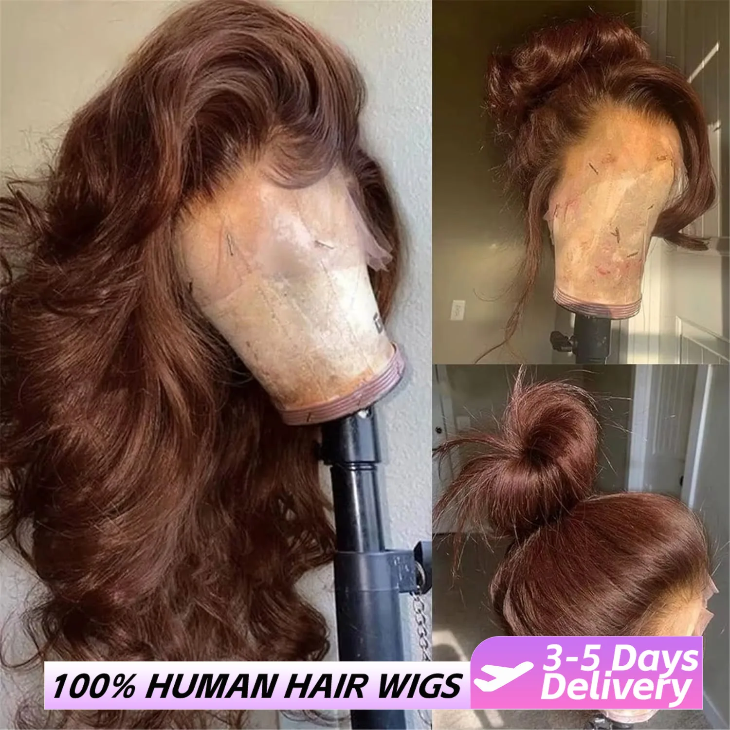 Парики из натуральных волос объемной волны 210 Плотность Hd Кружева спереди 13x6 Шоколадно-коричневый парик из человеческих волос Предварительно выщипанные бразильские волосы для женщин
Парики из натуральных волос объемной волны 210 Плотность Hd Кружева спереди 13x6 Шоколадно-коричневый парик из человеческих волос Предварительно выщипанные бразильские волосы для женщин