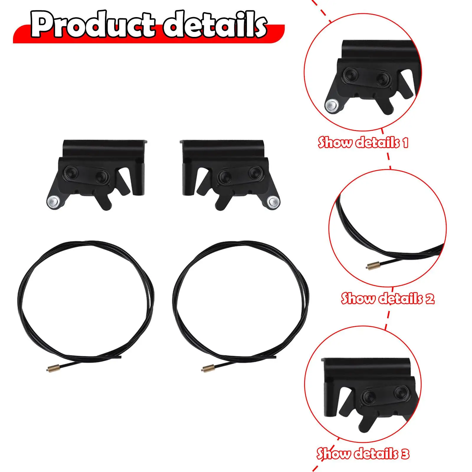 Truck Cap Rotary Latch Black Metal Cables Quick Install Direct Fit for Leer 700 100XR 100XL Truck Caps
Truck Cap Rotary Latch Black Metal Cables Quick Install Direct Fit for Leer 700 100XR 100XL Truck Caps
