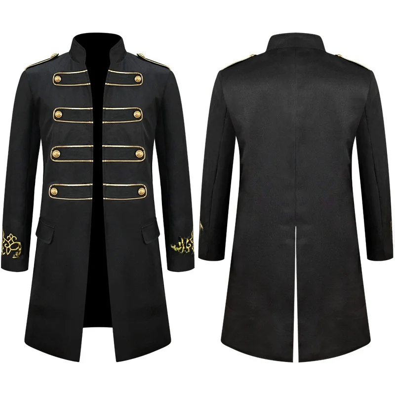 Новое панк-пальто Anman с вышивкой, длинное, для выступлений, мужской костюм, трансокеаническая одежда для Хэллоуина
Новое панк-пальто Anman с вышивкой, длинное, для выступлений, мужской костюм, трансокеаническая одежда для Хэллоуина