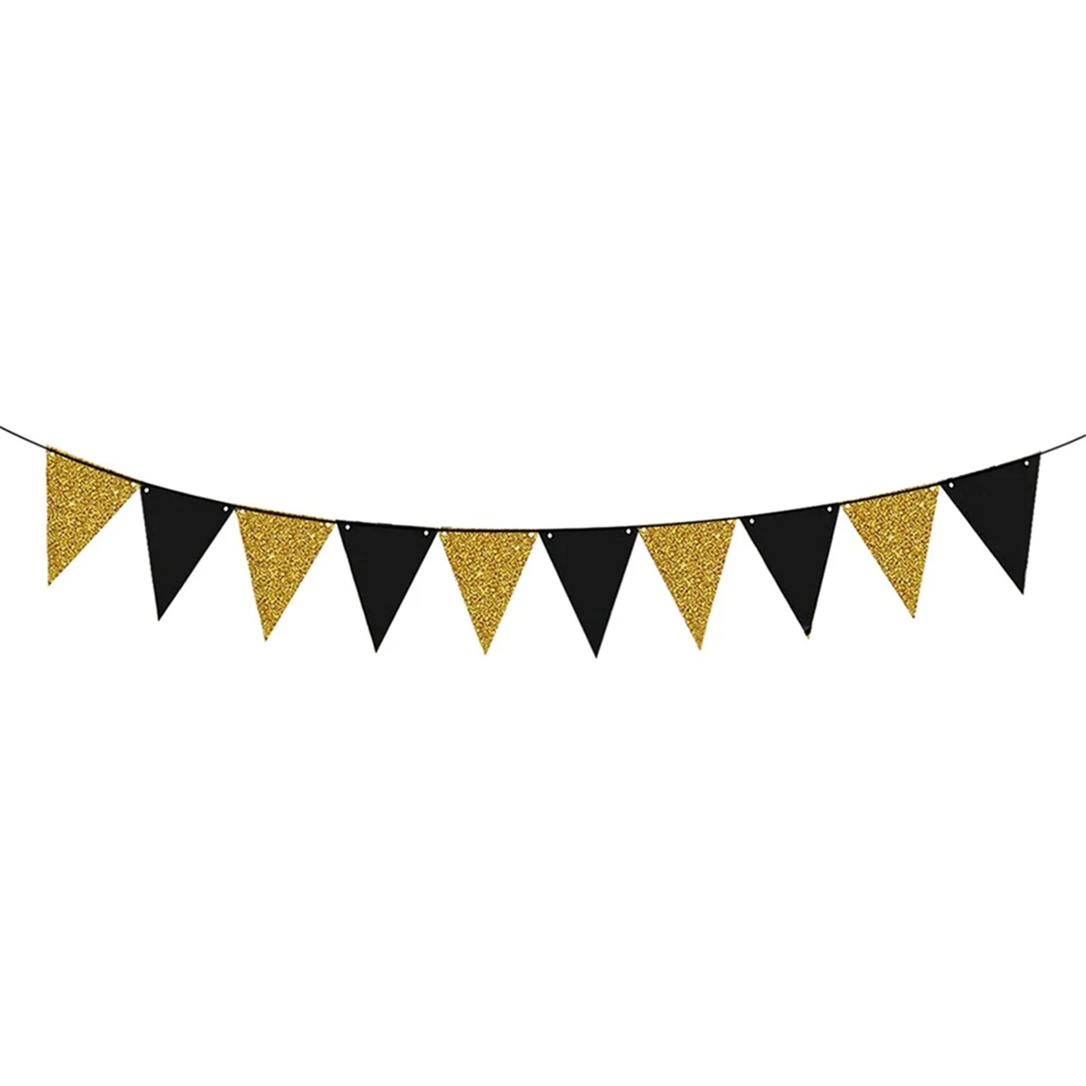 Middle Eastern Festival, Birthday,Graduation Party Black Gold Triangle Flag Party Background Banner
Middle Eastern Festival, Birthday,Graduation Party Black Gold Triangle Flag Party Background Banner