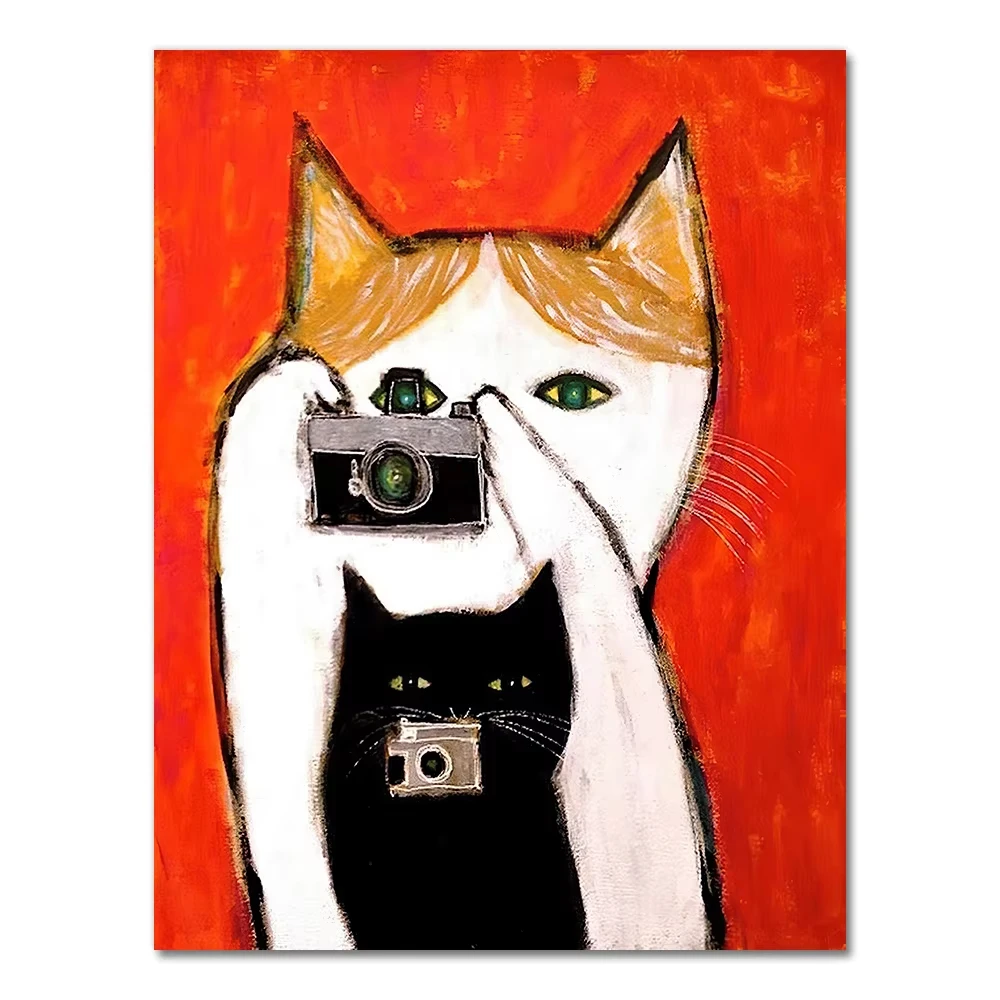 DIY Funny Photographer Cat Jigsaw Puzzle, Cats Taking Pictures with Vintage Cameras, Whimsical Art Decor
DIY Funny Photographer Cat Jigsaw Puzzle, Cats Taking Pictures with Vintage Cameras, Whimsical Art Decor