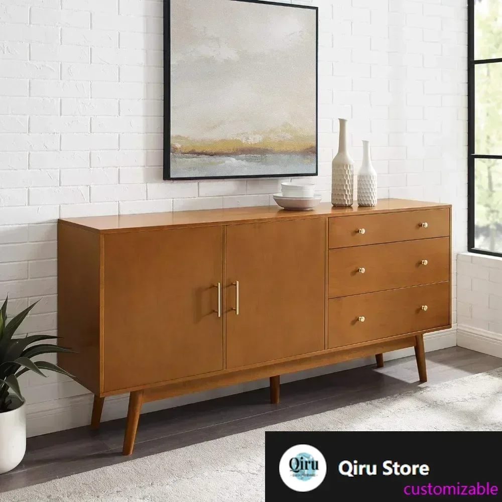 Кухонный буфет/сервант в стиле середины века из дерева, тумба для прихожей с дверцами, консоль для столовой
Кухонный буфет/сервант в стиле середины века из дерева, тумба для прихожей с дверцами, консоль для столовой