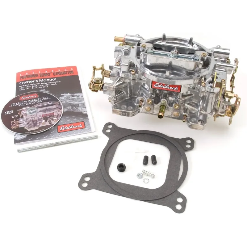 Edelbrock 1407 Performer 750 CFM Square Bore 4-Barrel Air Valve Secondary Manual Choke New Carburetor
Edelbrock 1407 Performer 750 CFM Square Bore 4-Barrel Air Valve Secondary Manual Choke New Carburetor