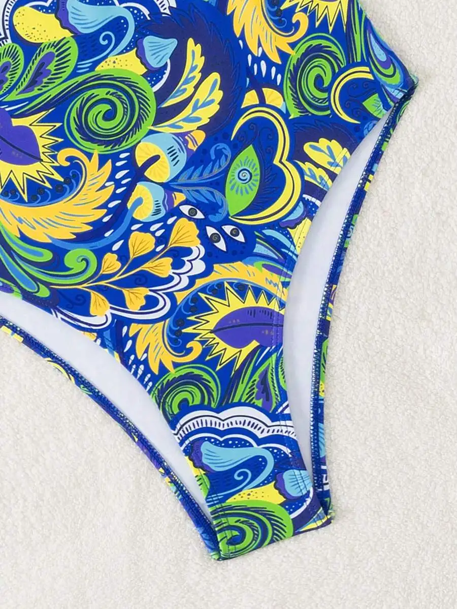 One Piece Women Swimsuit Summer Beach Print Bathing Suit
One Piece Women Swimsuit Summer Beach Print Bathing Suit