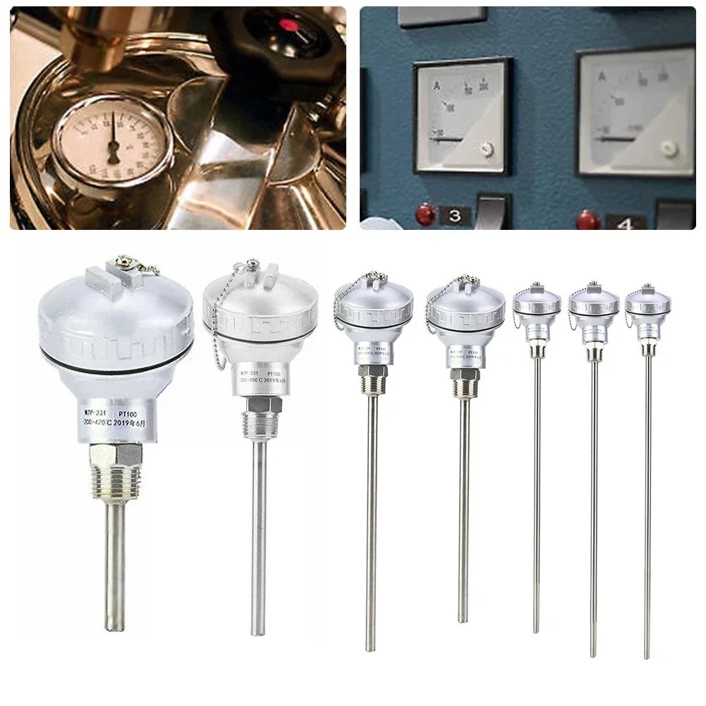 200 To 420 Degrees Temperature Range RTD PT100 Temperature Sensor Probe 12 NPT Thread Thermocouple Terminal Head
200 To 420 Degrees Temperature Range RTD PT100 Temperature Sensor Probe 12 NPT Thread Thermocouple Terminal Head