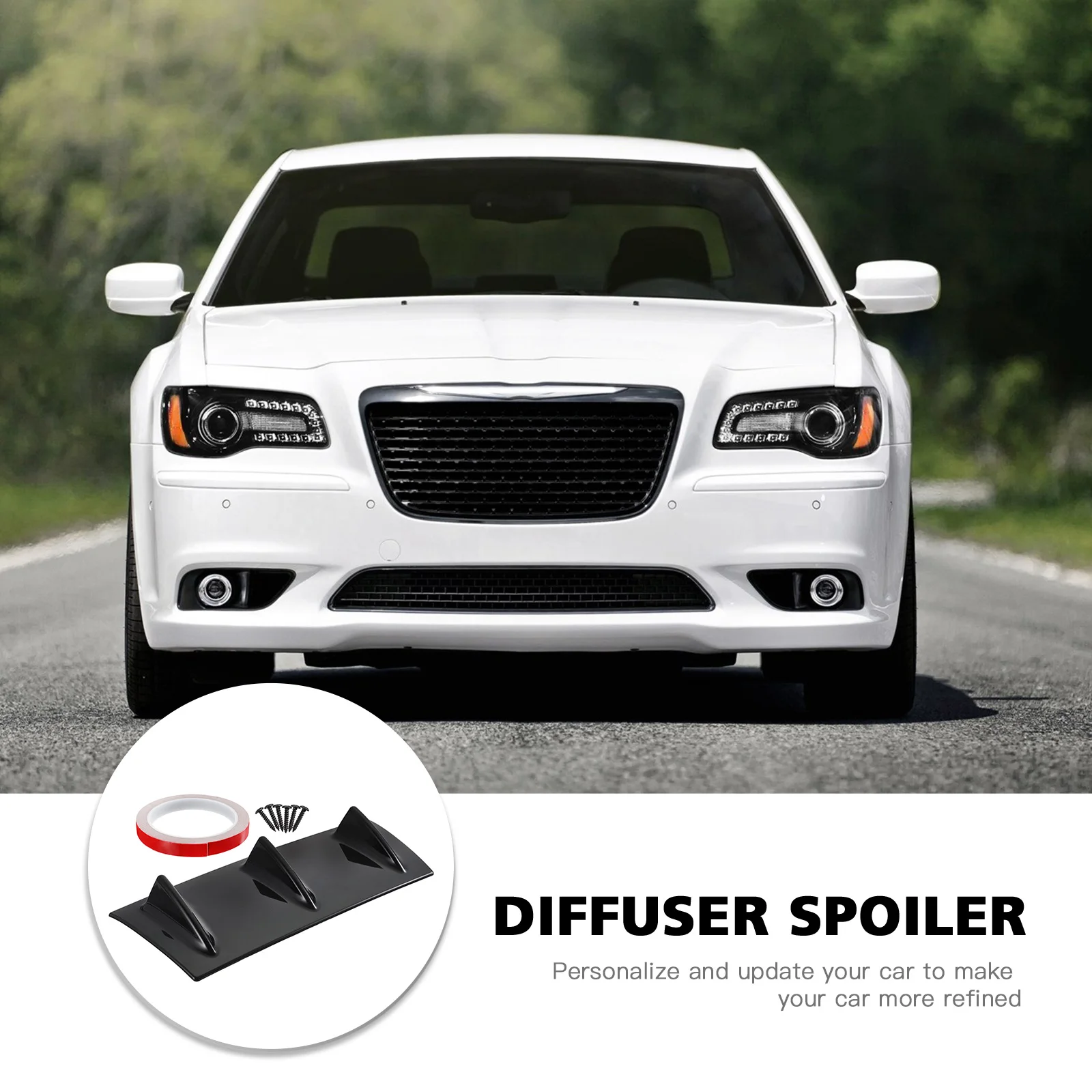 Car Rear Spoiler Universal Diffuser ABS Material Noise Reduction Simple Installation Car Back Bumper Spoiler Lip Auto
Car Rear Spoiler Universal Diffuser ABS Material Noise Reduction Simple Installation Car Back Bumper Spoiler Lip Auto