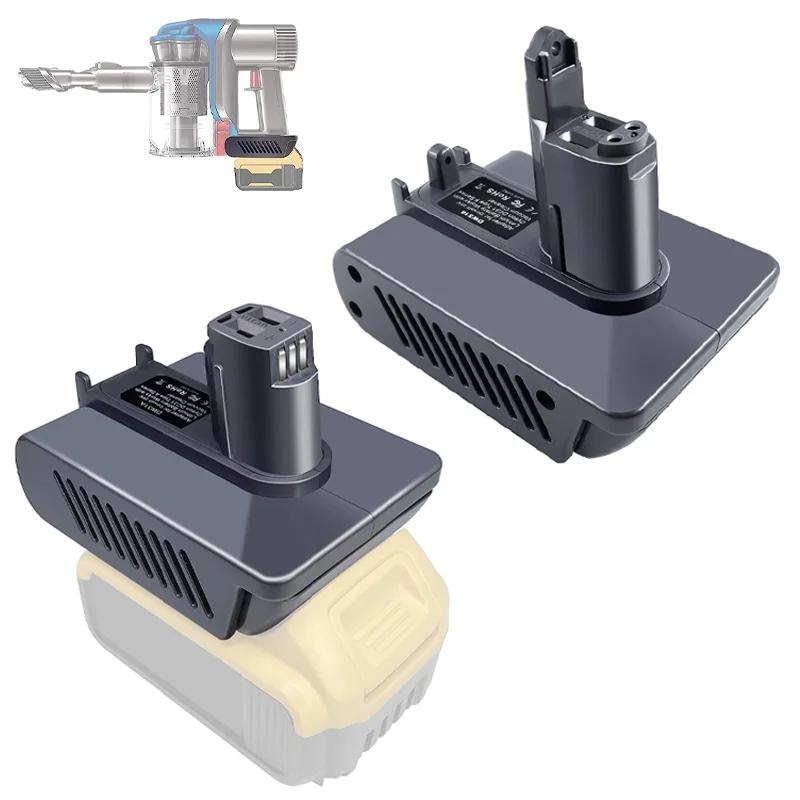 Replacement Adapter for Dewalt 20V Li-ion Battery Converted To for Dyson Type A for Dyson Type B Battery Vacuum Cleaner Tool Use
Replacement Adapter for Dewalt 20V Li-ion Battery Converted To for Dyson Type A for Dyson Type B Battery Vacuum Cleaner Tool Use