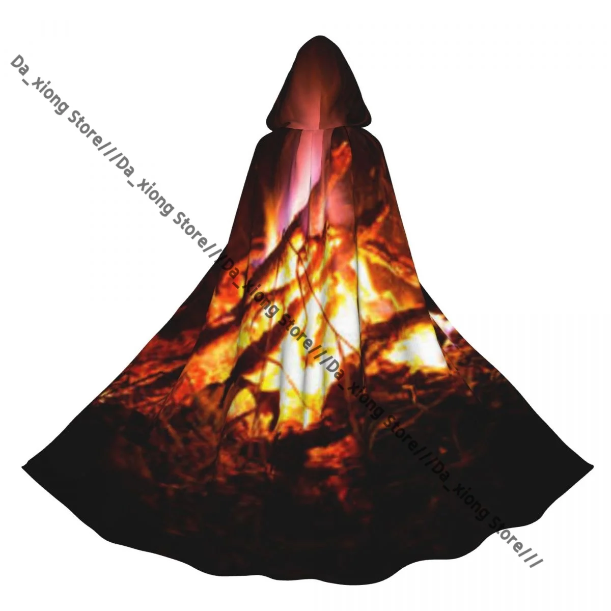 Unisex Halloween Cloak Bright Fire Background Cape Hooded Medieval Costume Witch Wicca Vampire
Unisex Halloween Cloak Bright Fire Background Cape Hooded Medieval Costume Witch Wicca Vampire