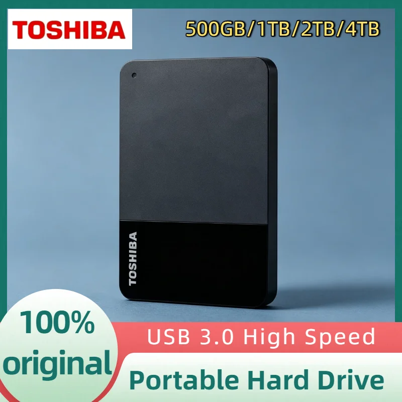 USB3.0 Toshiba B3 4TB 2TB 1TB Canvio Ready Portable 2.5 Inch External Hard Drive Hard Disk for Laptop Mac Android Pro Max
USB3.0 Toshiba B3 4TB 2TB 1TB Canvio Ready Portable 2.5 Inch External Hard Drive Hard Disk for Laptop Mac Android Pro Max