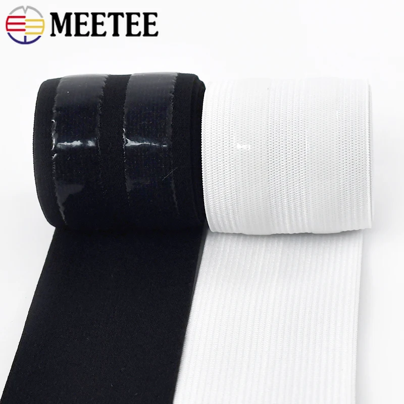 2/4M Meetee 50mm Silicone Elastic Band for Underwear Bra Non-slip Rubber Waist Belt Stretch Ribbon DIY Garment Sewing Accessory
2/4M Meetee 50mm Silicone Elastic Band for Underwear Bra Non-slip Rubber Waist Belt Stretch Ribbon DIY Garment Sewing Accessory